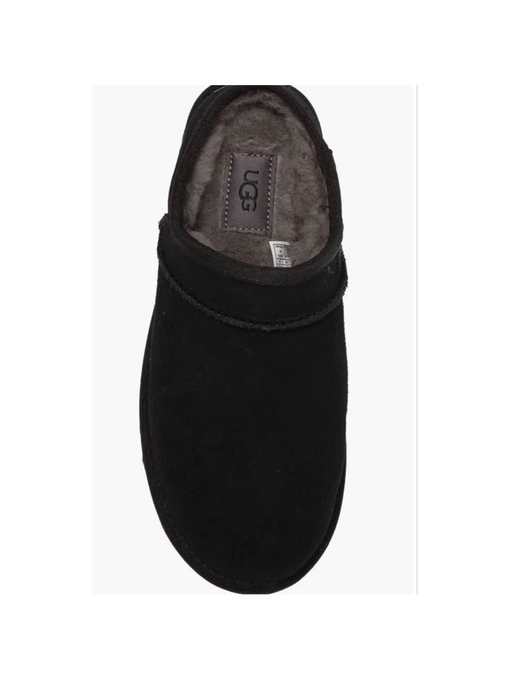 New UGG Black Suede Slippers/Ultra Mini 10